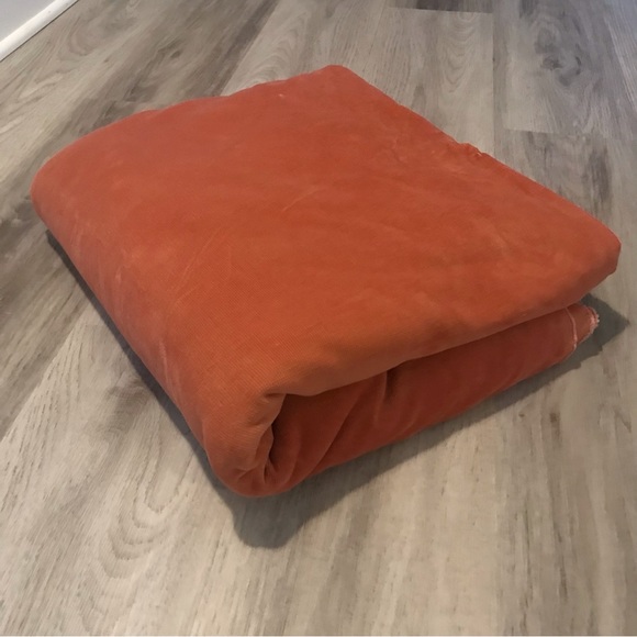 Muted Coral-Colour Light to Medium-Weight Corduroy Fabric, 54”x15’ - Picture 3 of 3